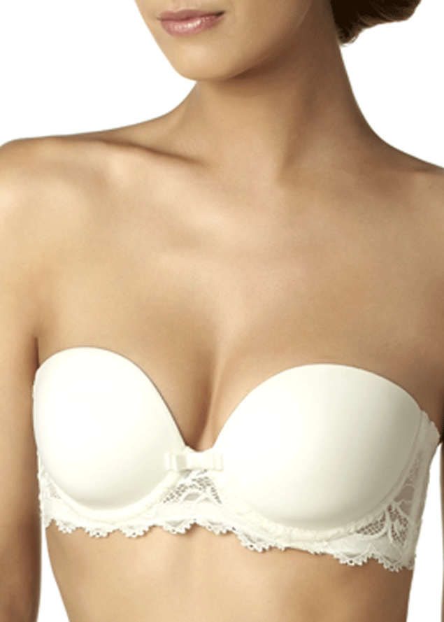 Soutien-gorge Bandeau Lisse Simone Prle Naturel