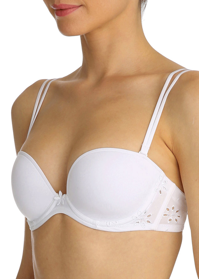 Soutien-gorge Bandeau Rembourr Marie Jo l'Aventure Blanc