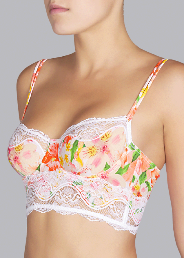 Soutien-gorge Balconnet Mini Bustier Andres Sarda Flowers