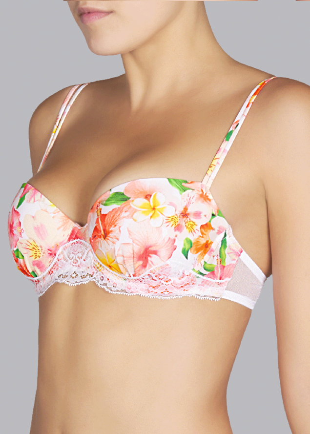 Soutien-gorge Rembourr Balconnet Andres Sarda Flowers