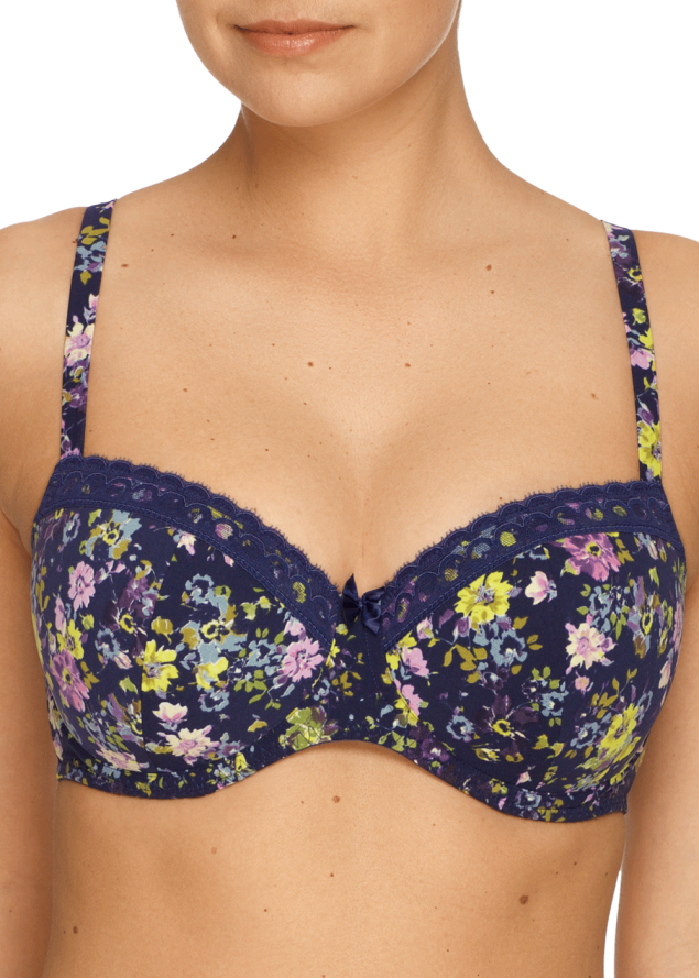 Soutien-gorge Balconnet Rembourr Twist de Prima Donna Blue Ivy