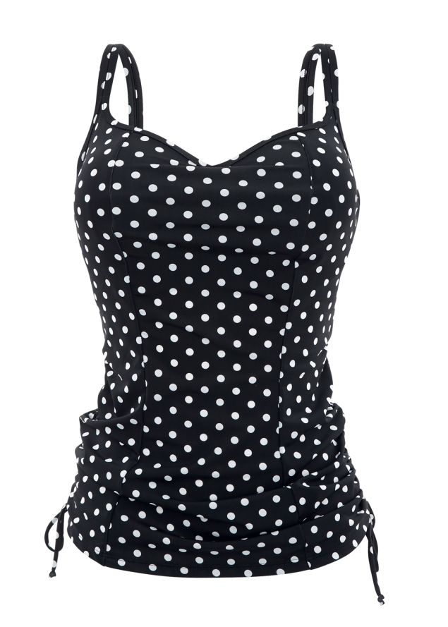 Tankini Balconnet Maillots de Bain Panache Noir Blanc