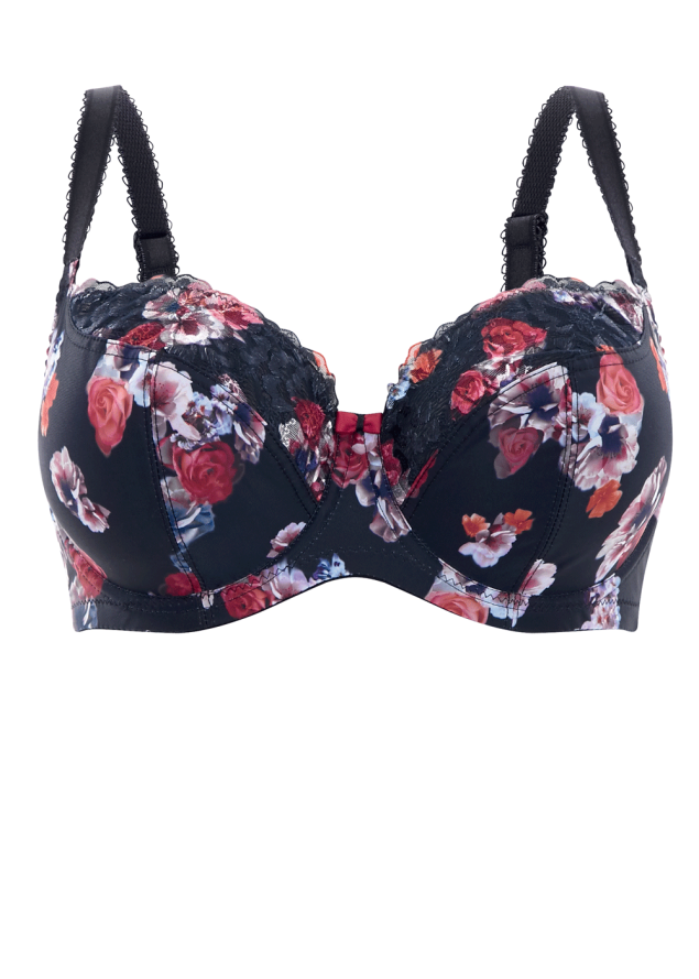 Soutien-gorge Balconnet Panache Black Floral