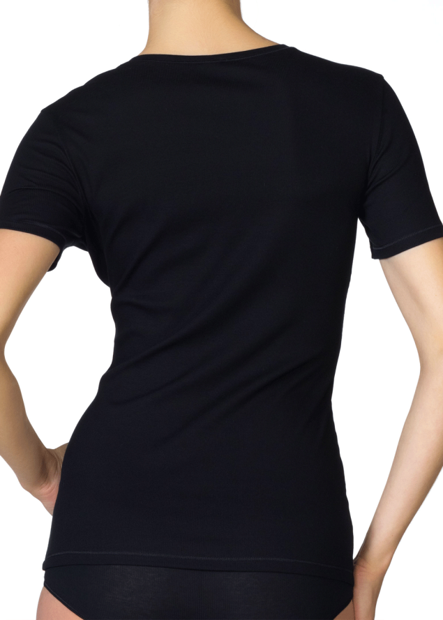 Tee-shirt Manches Courtes Calida Noir