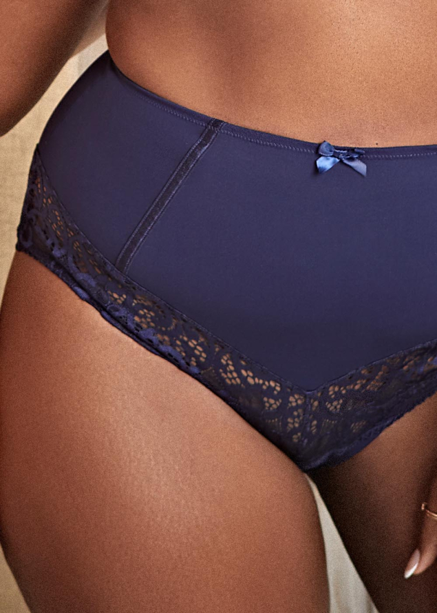 Slip Taille-Haute Sculptresse Navy