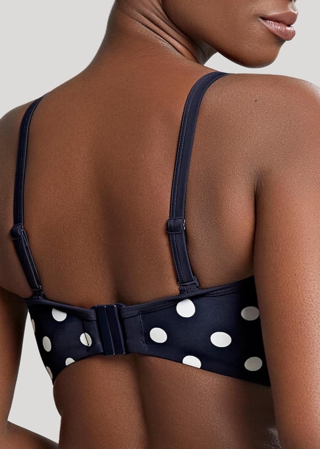 Bandeau Twist avec Armatures Maillots de Bain Panache Navy Vanilla