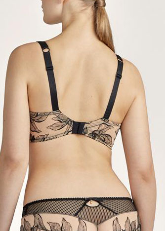 Soutien-gorge Corbeille  Armatures Aubade Encre Noire