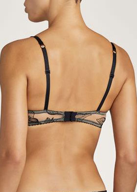 Soutien-gorge Corbeille  Armatures Aubade Encre Noire