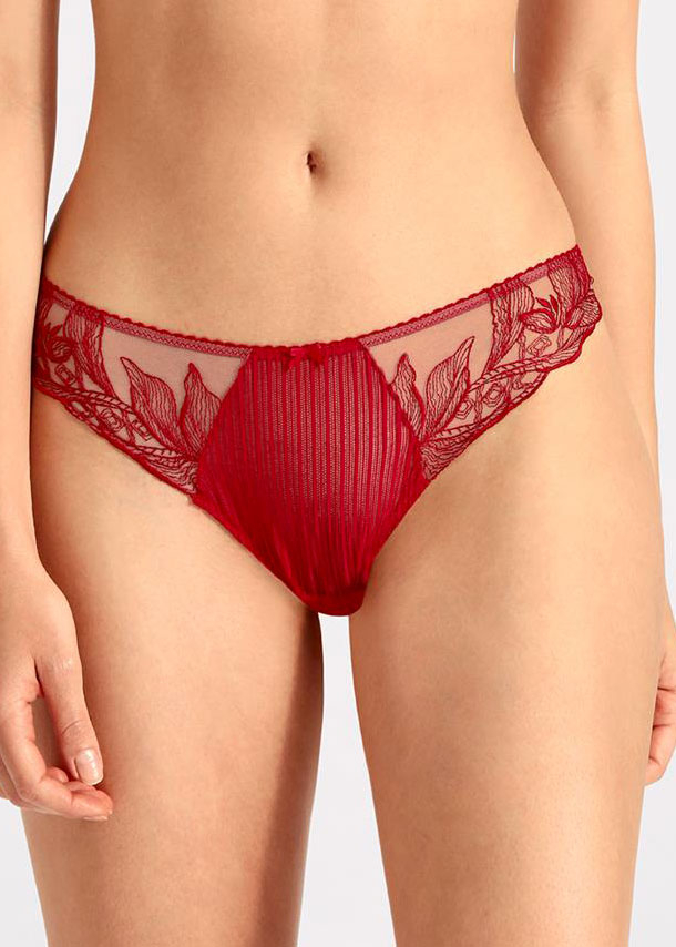 Tanga Aubade Rouge crin