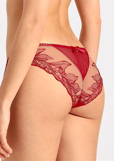 Slip Italien Aubade Rouge crin