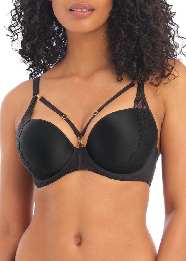 Soutien-gorge Plunge Moul  Armatures Freya Black