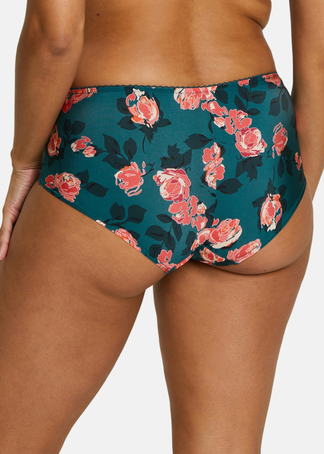 Shorty Sans Complexe Imprim Floral Vert Balsam