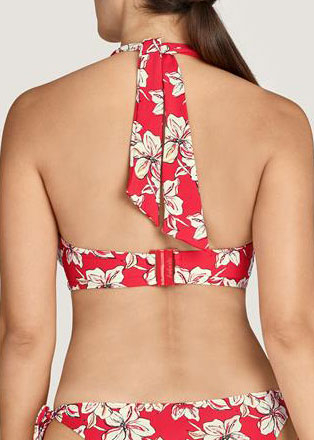 Soutien-Gorge Triangle Coques Sans Armatures Maillots de Bain Aubade  Floral Sanguine