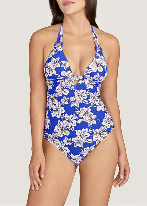 Maillot de Bain Nageur Coques Maillots de Bain Aubade  Floral Glycine