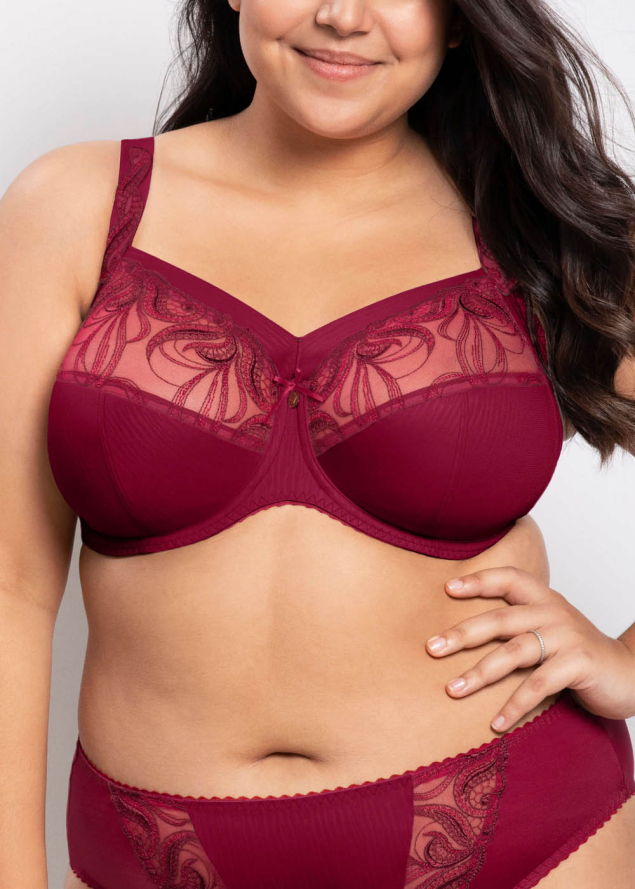 Soutien-gorge Emboitant Bonnets Profonds Ulla Dessous Bordeaux