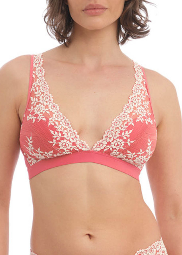 Soutien-gorge Sans Armatures Wacoal Faded Rose / White Sand