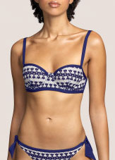 Soutien-gorge Balconnet Rembourr Maillots de Bain Andres Sarda Marine Swim