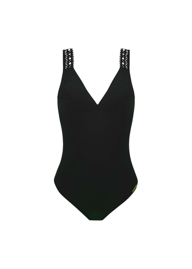 Maillot de bain 1 pice nageur maintien Maillots de Bain Lise Charmel  Noir