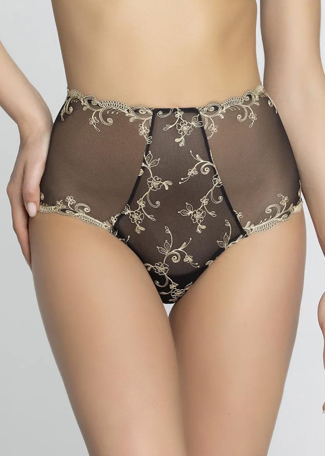 Shorty Taille Haute Lise Charmel Or Glamour