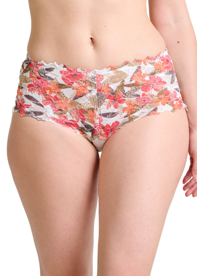 Culotte Sans Complexe Imprim Floral Blanc Rose