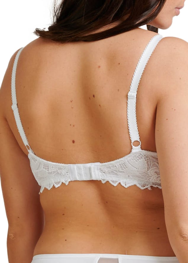 Soutien-gorge Emboitant  Armatures Sans Complexe Blanc