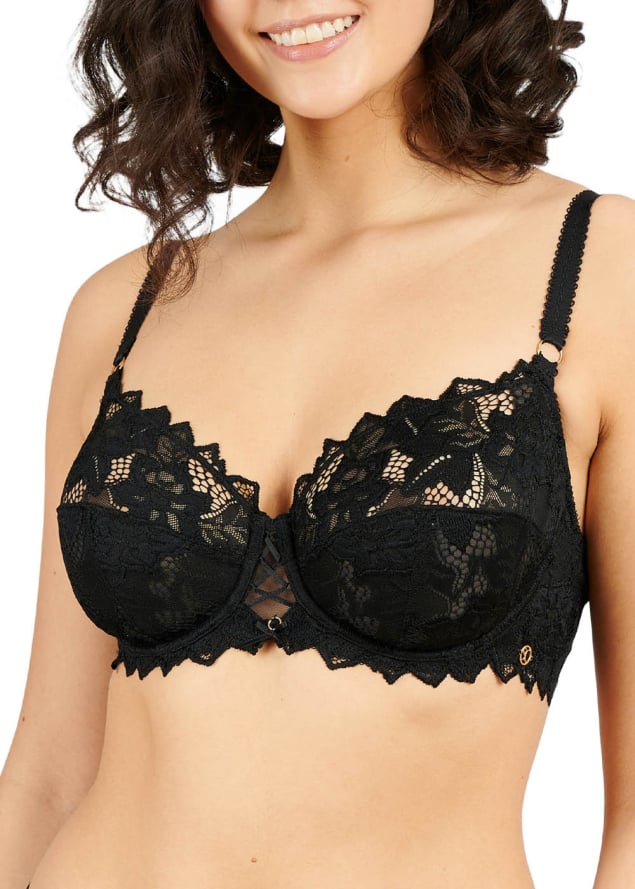 Soutien-gorge Emboitant  Armatures Sans Complexe Noir