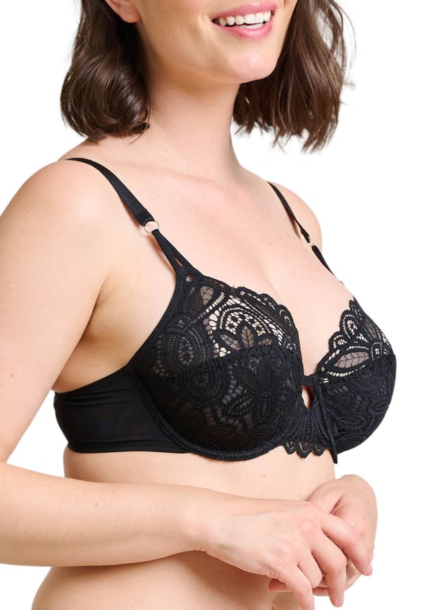 Soutien-gorge Corbeille  Armatures Sans Complexe Noir