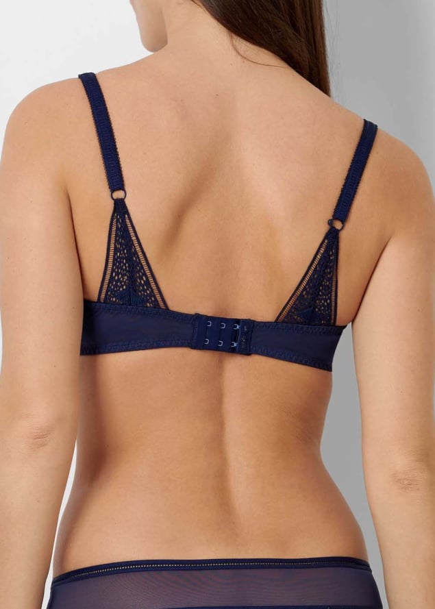 Soutien-gorge Corbeille Armatures Sans Complexe Bleu Marine