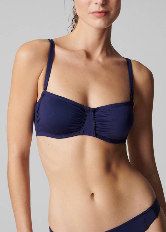 Soutien-gorge Bandeau  Armatures Maillots de Bain Simone Prle Minuit