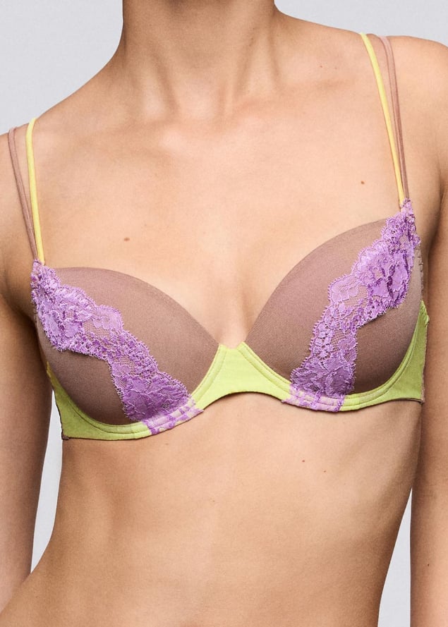 Soutien-gorge Rembourr� Plongeant Sarda