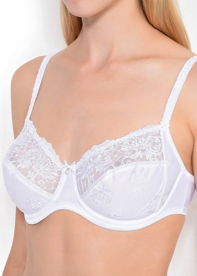 Soutien-gorge Emboitant avec Armatures Conturelle Blanc