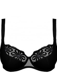 Soutien-gorge Corbeille Empreinte Noir