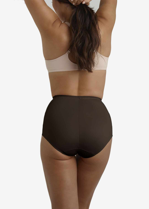 Culotte Gainante Mi-Haute Miraclesuit Shapewear Noir