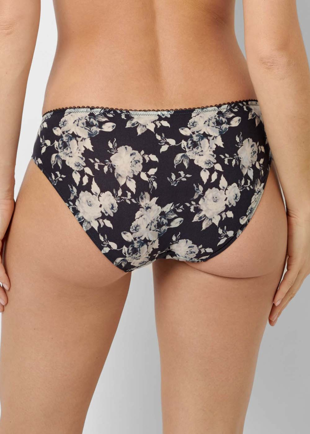 Slip Sans Complexe Imprime Floral Vintage