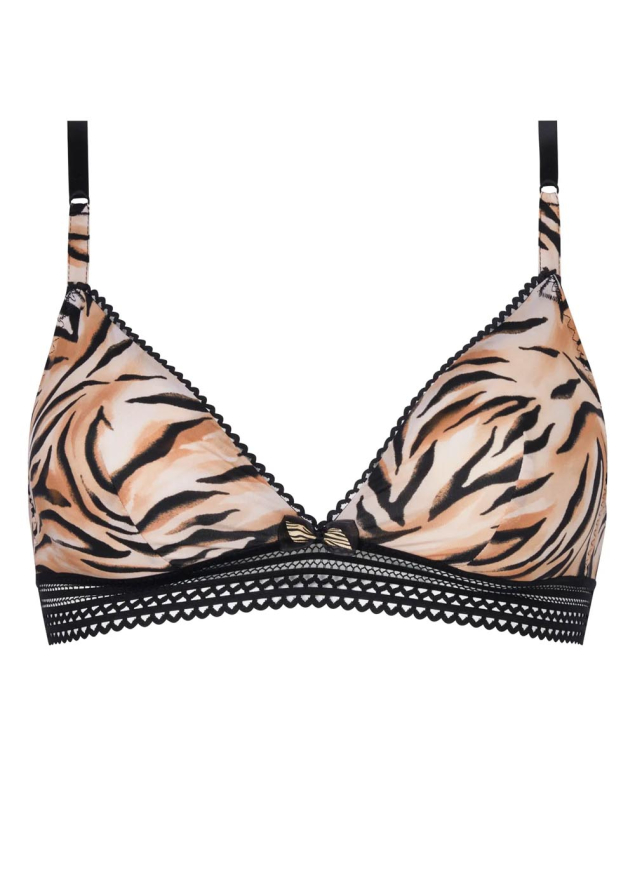 Soutien-gorge triangle sans armature Antigel de Lise Charmel Tigre Blond