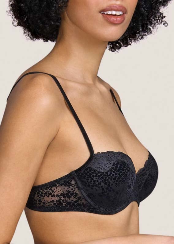 Soutien-gorge Rembourr Balconnet Andres Sarda Noir