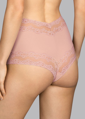 Slip Taille Haute Andres Sarda Powder Rose