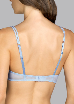 Soutien-gorge Rembourr Dcollet Profond Andres Sarda Pale Blue