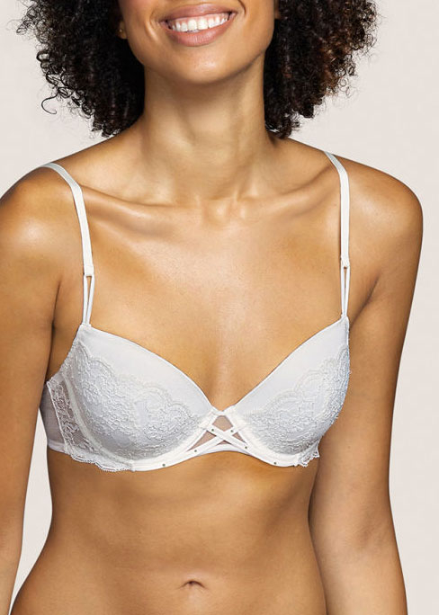 Soutien-Gorge Rembourr Decollet  Andres Sarda Naturel