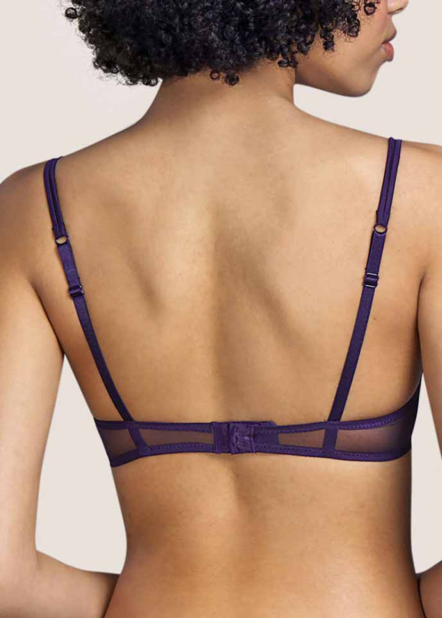 Soutien-gorge Push Up Coussinets Amovibles Andres Sarda Evening Blue