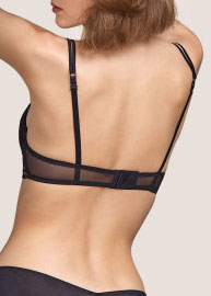 Soutien-gorge Push Up Coussinets Amovibles Andres Sarda Noir