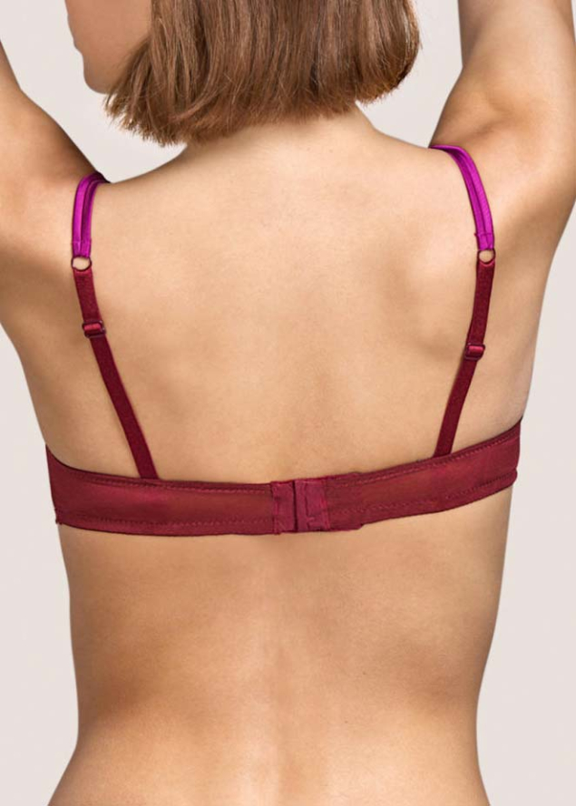 Soutien-gorge Embotant  Armatures (Bonnet D et E) Andres Sarda Bourgogne