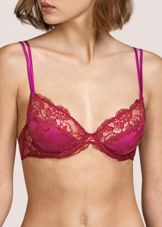 Soutien-gorge Embotant  Armatures (Bonnet B et C) Andres Sarda Bourgogne