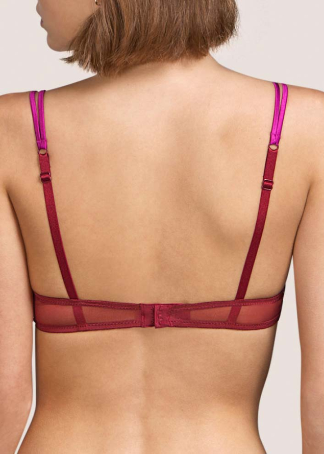 Soutien-gorge Embotant  Armatures (Bonnet B et C) Andres Sarda Bourgogne