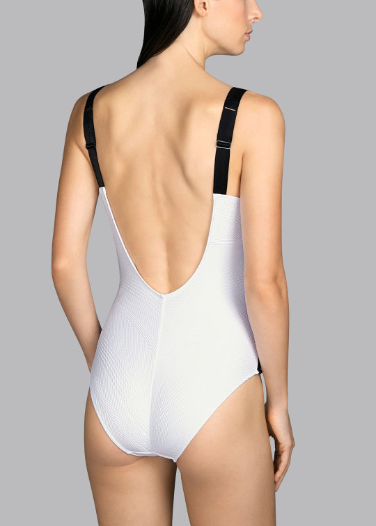 Maillot de Bain 1 Pice Maillots de Bain Andres Sarda Blanc