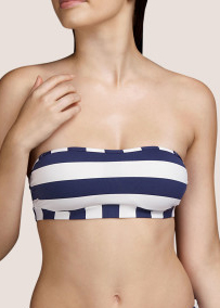 Soutien-gorge Bandeau Rembourr Maillots de Bain Andres Sarda Bleu