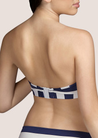 Soutien-gorge Bandeau Rembourr Maillots de Bain Andres Sarda Bleu