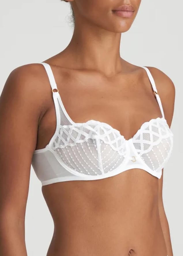 Soutien-Gorge balconnet  armatures  Marie-Jo Blanc