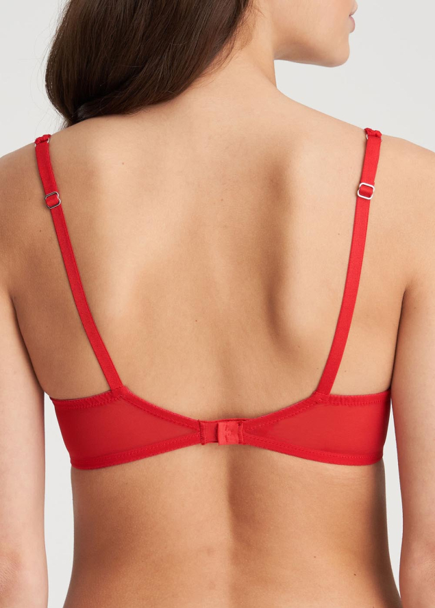 Soutien-gorge Rembourr Balconnet  Armatures Marie-Jo Rouge