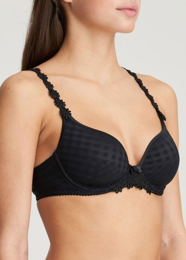 Soutien-gorge Rembourr  Armatures Forme Coeur Marie-Jo Noir